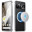 Защитный чехол для камеры Google Pixel 8 Pro, CamShield MagSafe, прозрачный / серебряный