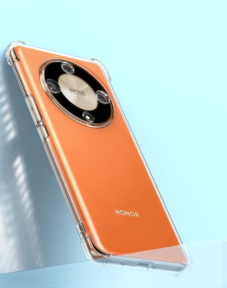 Чехол до Honor Magic 6 Lite 5G, Dropproof, прозрачный