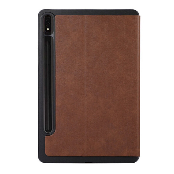 Чехол для Samsung Galaxy Tab S9 FE+ Plus, Smartcase с местом для стилуса, коричневый