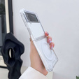 Чехол до Samsung Galaxy Z Flip4 5G, Dropproof, прозрачный