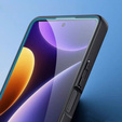 Чохол для Xiaomi Redmi Note 13 Pro 4G / Xiaomi Redmi Note 14S / Xiaomi Poco M6 Pro 4G, Fusion Hybrid, із захистом камери, прозорий / чорний