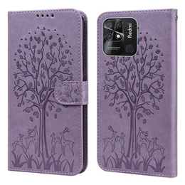 Чoхол Wallet до Xiaomi Redmi 10C, Deer Tree, Purple