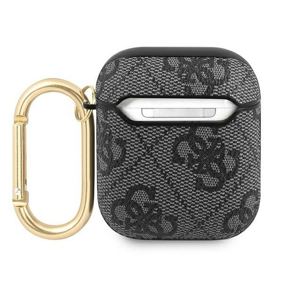 Оригінальний чохол для навушників від Guess для AirPods, Script Metal Colletion, Brown