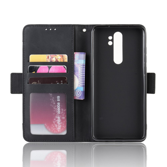 Откидной чехол для Xiaomi Redmi Note 8 Pro, Card Slot, чёрный