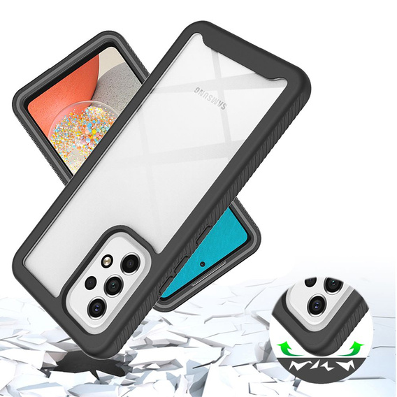 Чoхол Shockproof до Samsung Galaxy A53 5G, із захисним екраном, м'яти
