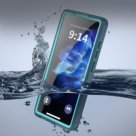 Водонепроницаемый чехол для Samsung Galaxy S25 Ultra, Redpepper, для MagSafe, синий