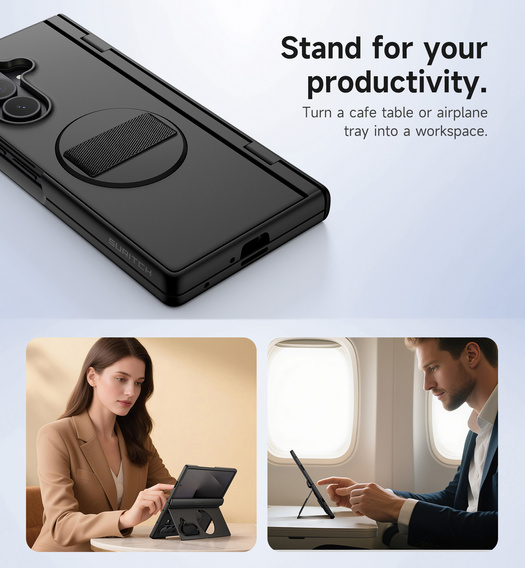 Чехол Suritch с подставкой 360° и встроенной защитой экрана для Samsung Galaxy Z Fold7