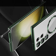 Чохол для Samsung Galaxy S24 Ultra, Electro MagSafe, зелений + Повністю клейове керамічне скло