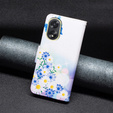 Чохол-книжка для Oppo A38 4G / Oppo A18 4G, Wallet, Butterfly & Flowers білий