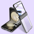 Чехол со стеклом для Samsung Galaxy Z Flip5 5G, PC Case, чёрный