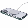 Магнітний чохол Dual Glass MagSafe для iPhone 16, зелений