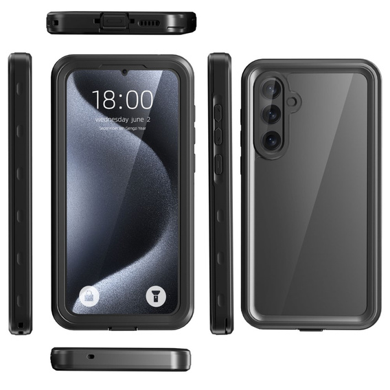 Водонепроницаемый чехол IP68 для Samsung Galaxy A35 5G, Redpepper, чёрный