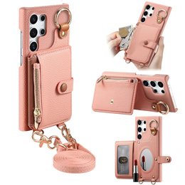 Чехол до Samsung Galaxy S25 Ultra, GKK Leather, чёрный