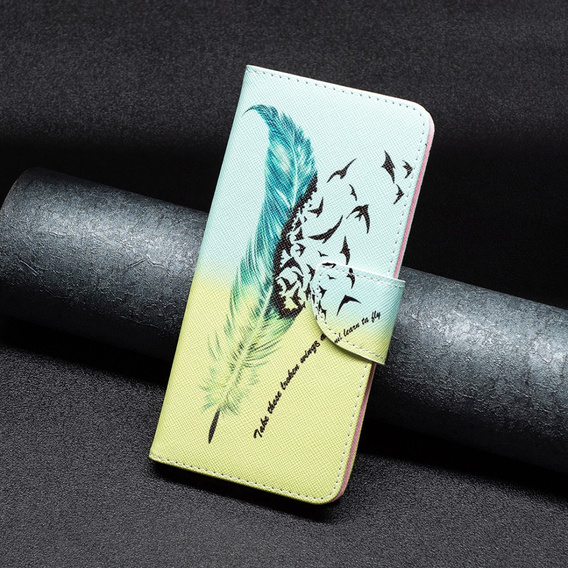 Чохол-книжка для Realme C53 4G, Wallet, feather, м'яти