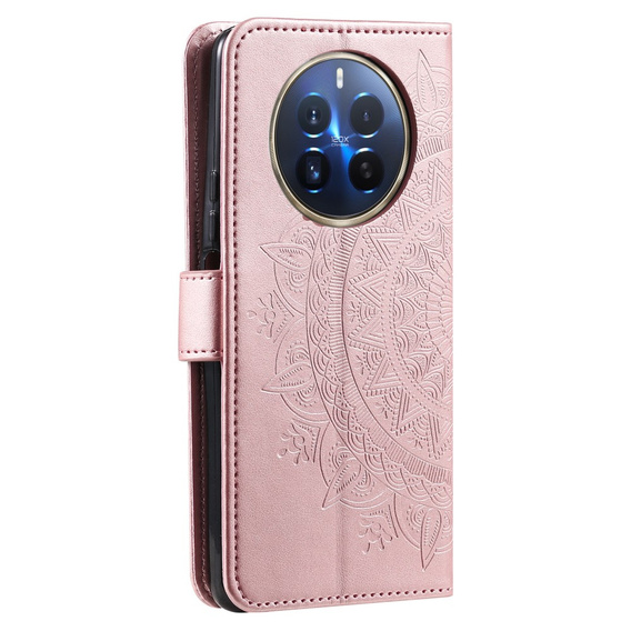 Чохол-книжка для Realme 12 Pro 5G / 12 Pro+ 5G, Mandala, рожевий