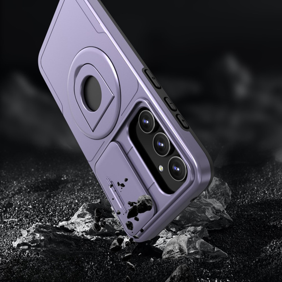 Чехол для Samsung Galaxy S20 FE, Military Magnet, для MagSafe, фиолетовый