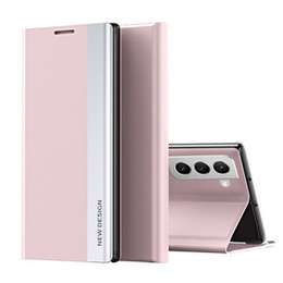 Чохол-книжка для Samsung Galaxy S22 5G, Side Magnetic, рожевий