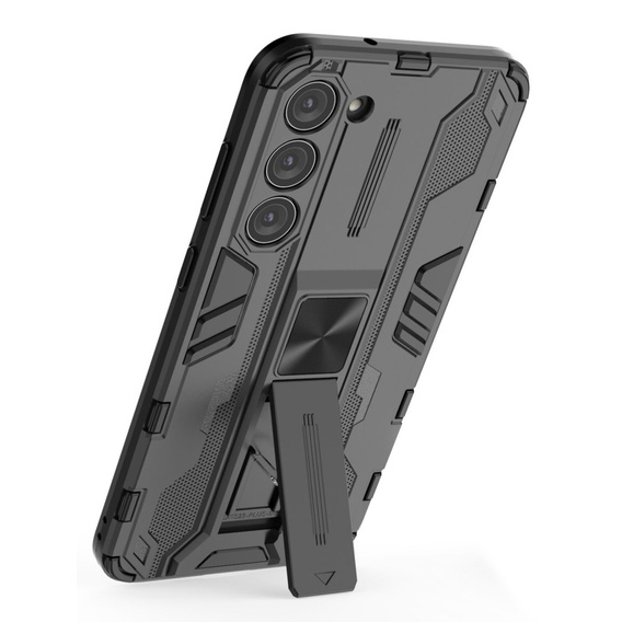 Чoхол до Samsung Galaxy S23 Plus, Military kickstand, чорний