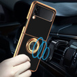 Чехол до Samsung Galaxy Z Flip 4 5G, Electro Ring, чёрный