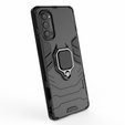 Чехол до Oppo Reno 4 Pro 5G, Kickstand Ring, чёрный