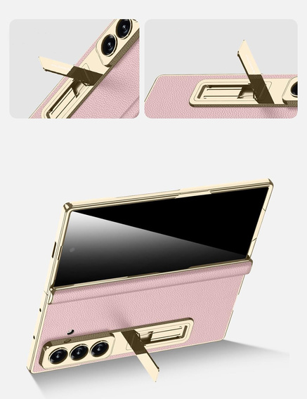 Чехол GKK со стеклом и подставкой для Samsung Galaxy Z Fold7 5G