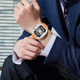 Силиконовый ремешок с чехлом для Apple Watch 4/5/6/7/8/9/SE 44/45MM