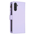 Откидной чехол для Samsung Galaxy A54 5G, Wallet Zipper Pocket, чёрный