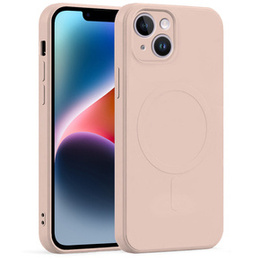 Чехол Silicone до iPhone 13, MagSafe, Pink