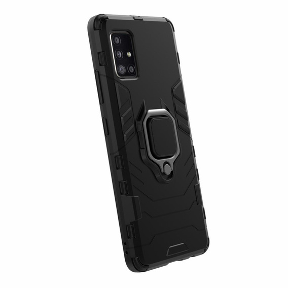 Чoхол до Samsung Galaxy A51 5G, Kickstand Ring, чорний