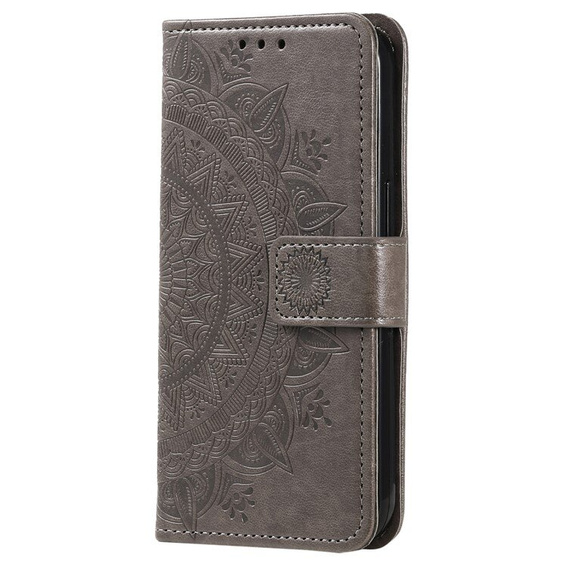 Откидной чехол для Samsung Galaxy A55 5G, Mandala Flower, зелёный