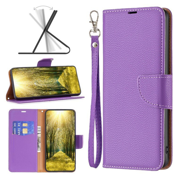 Чохол-книжка для Samsung Galaxy A05s, Wallet Litchi Leather, м'яти