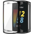 Чехол со встроенным стеклом для Fitbit Charge 5, Black