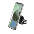 Hoco MagSafe індукційний автомобільний тримач для решітки радіатора 15W, CA91, Black