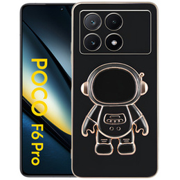 Чехол до Xiaomi Poco F6 Pro, Astronaut, чёрный