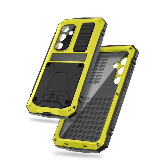 Бронированный чехол для Samsung Galaxy S24+ Plus, R-JUST, жёлтый