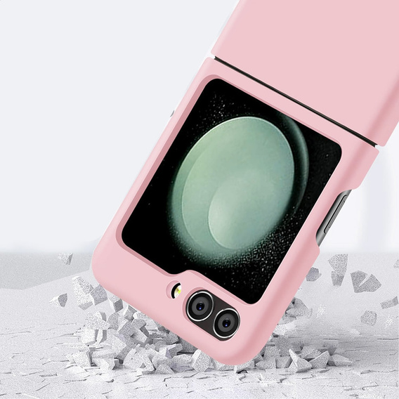 Силиконовый чехол для Samsung Galaxy Z Flip5 5G, розовый