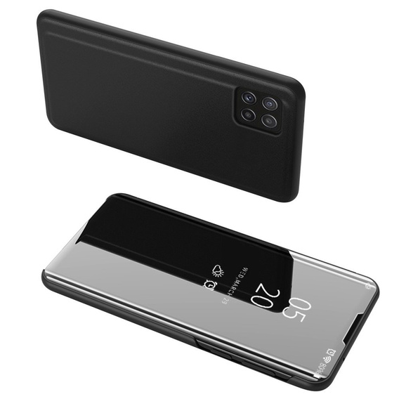 Чехол до Samsung Galaxy A22 5G, Clear View, чёрный