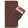 Откидной чехол для TCL 40 NxtPaper, Card Slot, коричневый