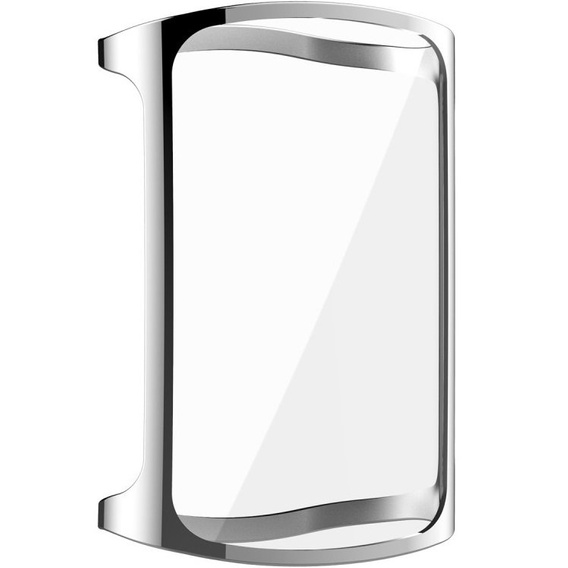 Чехол со встроенным стеклом для Fitbit Charge 5, Silver