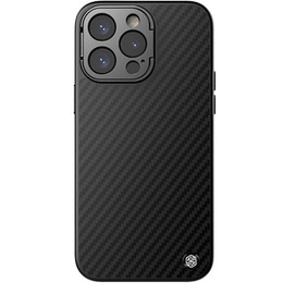 NILLKIN Чехол для iPhone 15 Pro, CamShield Carbon Case, черный