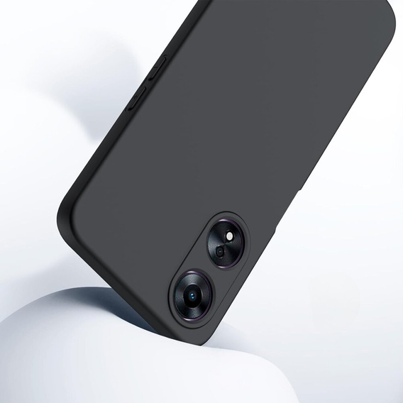 Чехол до Oppo A38 4G / Oppo A18 4G, Silicone Lite, чёрный