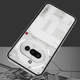 Чехол для Nothing Phone 3A, Frame Case, серебряный