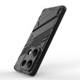 Чехол для Xiaomi Redmi Note 13 Pro 4G / Xiaomi Redmi Note 14S / Xiaomi Poco M6 Pro 4G, Military kickstand, чёрный