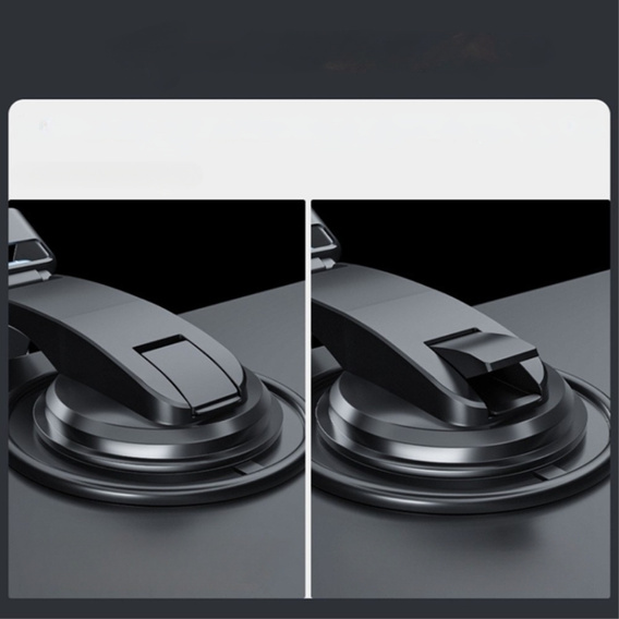 Автомобильный держатель для кабины / лобового стекла, с присоской, поворотный, черный