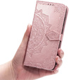 Откидной чехол для Oppo Reno 11F 5G, Mandala, розовый rose gold