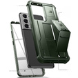 Бронированный чехол для Samsung Galaxy S21 Ultra, Dexnor Full Body, зелёный