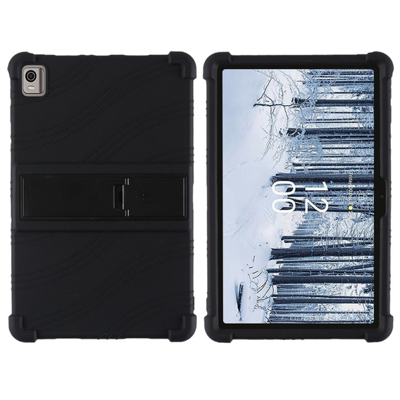 Силиконовый чехол для Nokia T21, Impact, бронированный, чёрный
