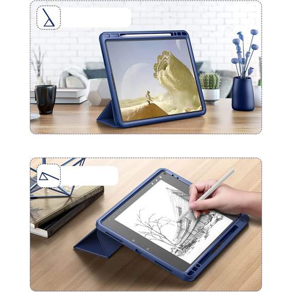 Чoхол до iPad Air 4 10.9 2020 / iPad Pro 11 2020 / 2018, Suritch Full Body, темно-синій