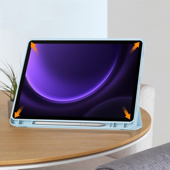 Чехол для Samsung Galaxy Tab S10 Lite / S10 FE / S9 FE, Smartcase с местом для стилуса, синий