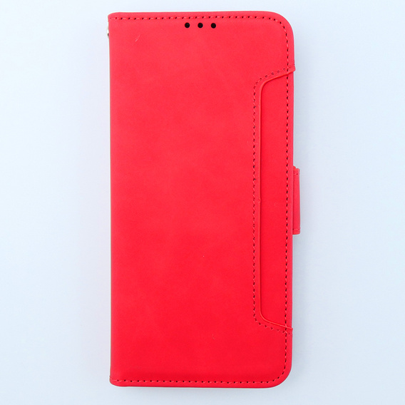Футляр з клапаном для Xiaomi 13T / 13T Pro, Card Slot, червоний